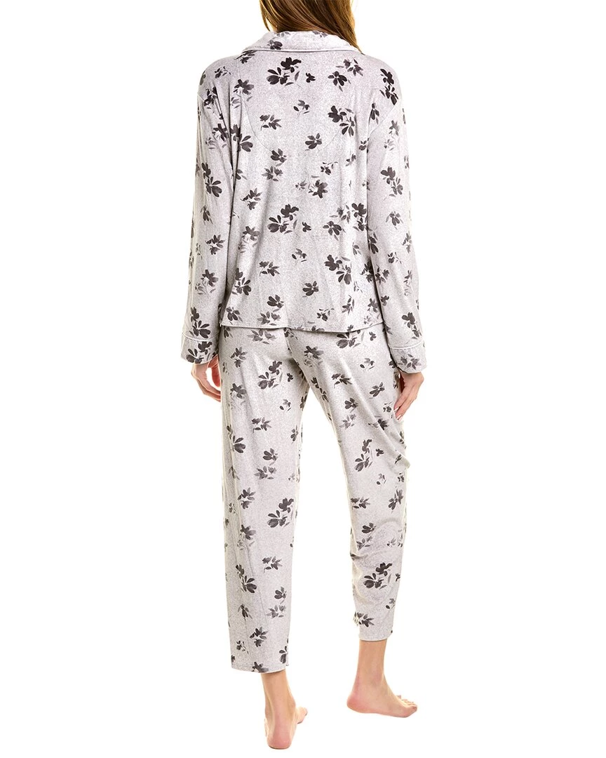 women Donna Karan Sleepwear 2pc Plush Pajama Set 4 women Donna Karan Sleepwear 2pc Plush Pajama Set - Image 2