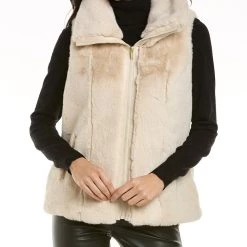 women Donna Karan Plush Zip-Up Vest -Simona shop 0d41533b6d8a46708266d119e50ed63c 1080x