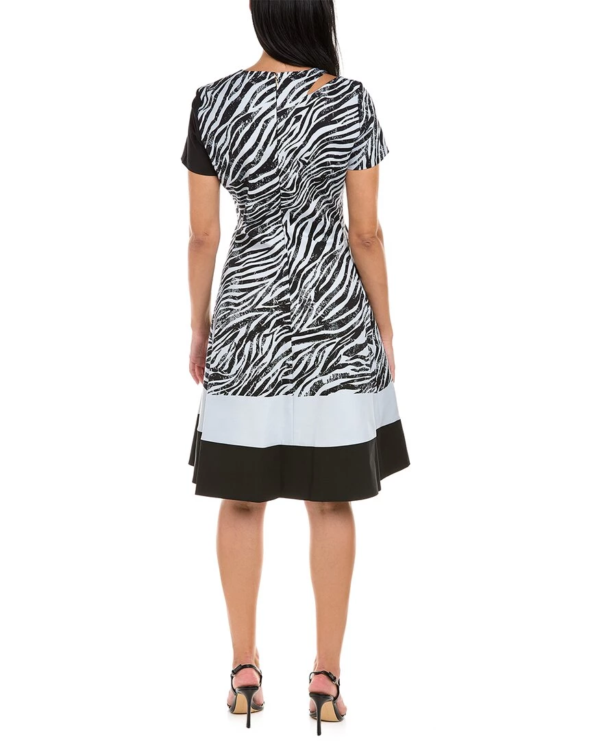 women Donna Karan Colorblocked A-Line Dress 4 women Donna Karan Colorblocked A-Line Dress - Image 2