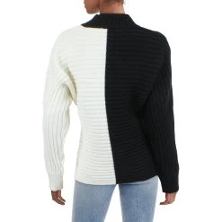 Donna Karan Womens Wool Blend Two Tone Mock Turtleneck Sweater 7 Donna Karan Womens Wool Blend Two Tone Mock Turtleneck Sweater -Simona shop 1a2a3b905b8c4356988b8073be9aae17 1080x