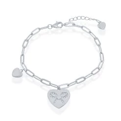 Simona women Sterling Silver Heart with CZ Ribbon Paperclip Bracelet 7 Simona women Sterling Silver Heart with CZ Ribbon Paperclip Bracelet -Simona shop 257083d8474d483789911cb0060fdc81 b94da1ab 20e4 46a9 b9ef 63b1b02efc11 1080x