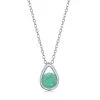 Simona women Sterling Silver Pearshaped Necklace w/Round 'May Birthstone' Gem - Emerald 1 Simona women Sterling Silver Pearshaped Necklace w/Round 'May Birthstone' Gem - Emerald -Simona shop 2e25836f52434ed99480fca449dc8cfb af866c24 fba8 402b 9234 acca5cbdd23d 1080x