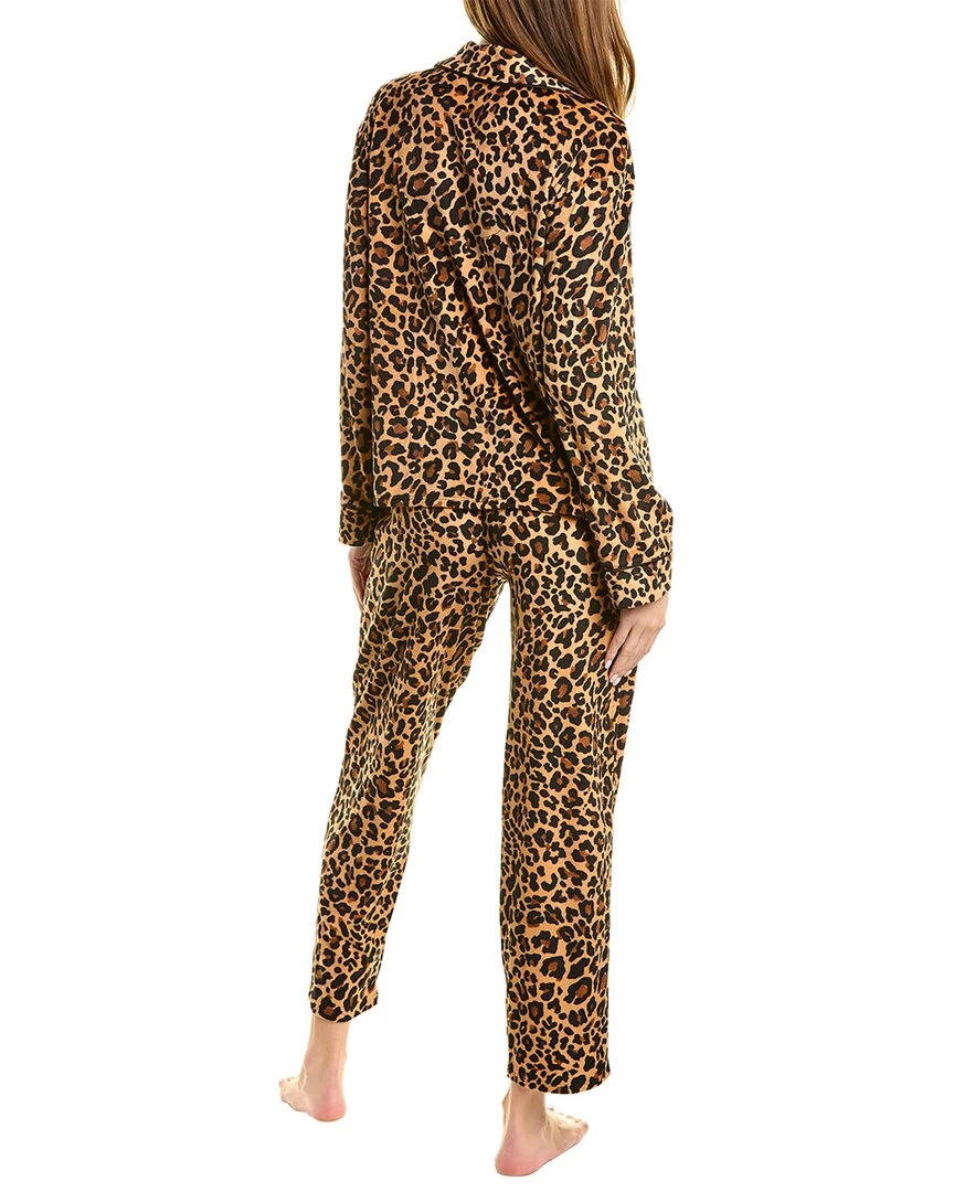 women Donna Karan Sleepwear 2pc Plush Pajama Set 4 women Donna Karan Sleepwear 2pc Plush Pajama Set - Image 2