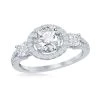 Simona women Sterling Silver Round CZ Halo with Side Stones Open Band Engagement Ring 1 Simona women Sterling Silver Round CZ Halo with Side Stones Open Band Engagement Ring -Simona shop 3044e262ef20463caf588cd60bafad18 1080x