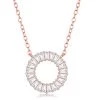 Simona women Sterling Silver Baguette CZ Open Circle Necklace - Rose Gold Plated 2 Simona women Sterling Silver Baguette CZ Open Circle Necklace - Rose Gold Plated -Simona shop 30ca29005d0349cdb709ca953771cba8 b0a331f1 c905 4187 9017 0e64ad821b66 1080x