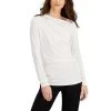 Donna Karan Womens Dressy Drape-Front Pullover Top 2 Donna Karan Womens Dressy Drape-Front Pullover Top -Simona shop 38e47214280a4bafb50d994f7725b84a 1080x