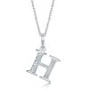 Simona women Sterling Silver 0.03cttw Diamond 'H' Initial Pendant w/Chain 1 Simona women Sterling Silver 0.03cttw Diamond 'H' Initial Pendant w/Chain -Simona shop 3959d9d9d46642f3a5b5bfc46dccf3b4 67cf2e73 f188 40b9 86d9 556ed4663ec1 1080x