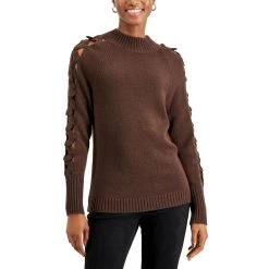 Donna Karan Womens Wool Blend Crochet Trim Mock Turtleneck Sweater 7 Donna Karan Womens Wool Blend Crochet Trim Mock Turtleneck Sweater -Simona shop 402bb94991c6490983fcf4187070d24b 1080x