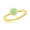 Simona women Sterling Silver 5MM Round Jade Solitaire Ring - Gold Plated 1 Simona women Sterling Silver 5MM Round Jade Solitaire Ring - Gold Plated -Simona shop 46827b8b86854e2b8d862b8a21e74534 1080x