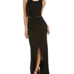 women Donna Karan Twist Column Gown