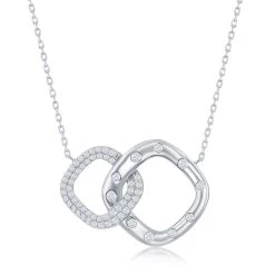 Simona women Sterling Silver Micro Pave CZ Interlocking Diamond-Shaped Necklace 7 Simona women Sterling Silver Micro Pave CZ Interlocking Diamond-Shaped Necklace -Simona shop 53a41840ecfd4c8ab0795561fe8a7fd7 c471b781 6309 4837 9333 01402d6b317a 1080x