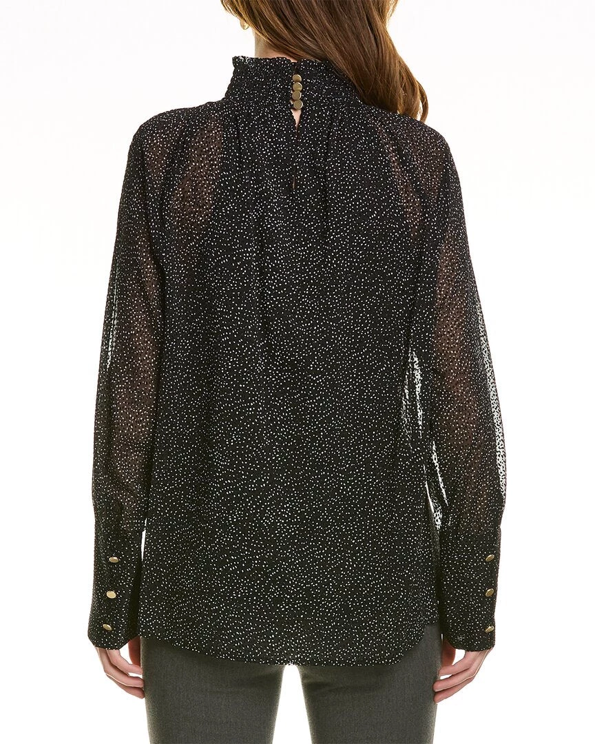 women Donna Karan Smocked Neck Top 4 women Donna Karan Smocked Neck Top - Image 2