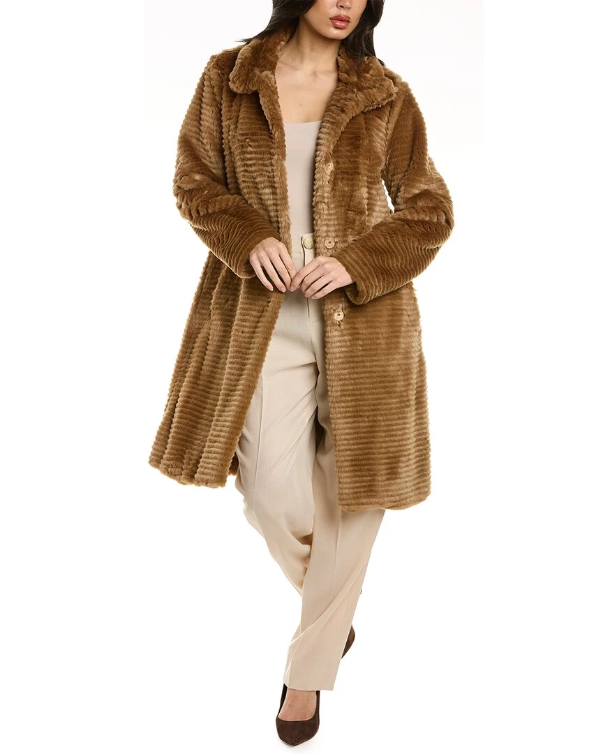 women Donna Karan Plush Coat 3 women Donna Karan Plush Coat