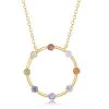 Simona women Sterling Silver Rainbow CZ Open Circle Necklace - Gold Plated 1 Simona women Sterling Silver Rainbow CZ Open Circle Necklace - Gold Plated -Simona shop 69002204db844660943a897384c983f1 cb1da076 5fa5 40d8 8f3e 66693f59b1d0 1080x