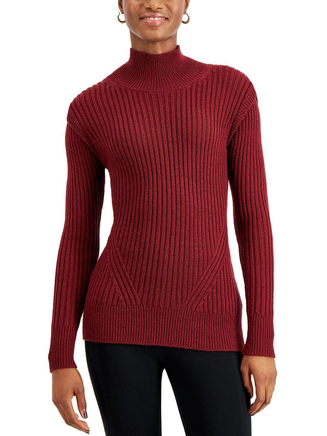 Donna Karan Womens Wool Blend Casual Turtleneck Sweater 3 Donna Karan Womens Wool Blend Casual Turtleneck Sweater