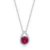 Simona women Sterling Silver Pearshaped Necklace w/Round 'July Birthstone' - Ruby 1 Simona women Sterling Silver Pearshaped Necklace w/Round 'July Birthstone' - Ruby -Simona shop 750fc91748cf486ca4421a260610dac3 1080x