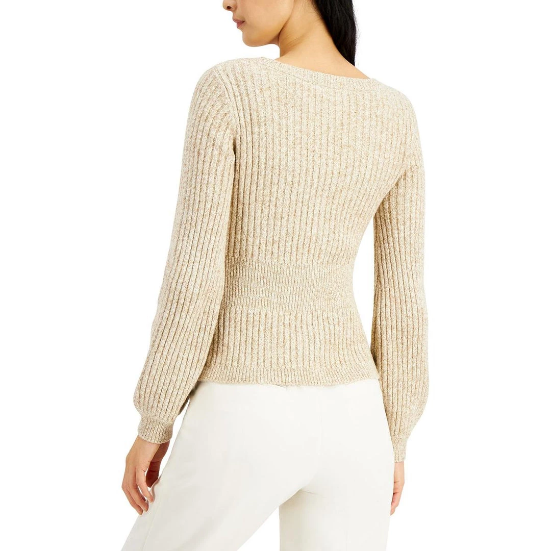 Donna Karan Womens Ribbed Knit Cardigan Sweater 4 Donna Karan Womens Ribbed Knit Cardigan Sweater - Image 2