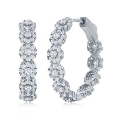 Simona women Sterling Silver 25mm CZ Flower Design Hoop Earrings - Gold Plated 6 Simona women Sterling Silver 25mm CZ Flower Design Hoop Earrings - Gold Plated -Simona shop 7a146296dc524eb7b56ce34feb49e8db 1080x