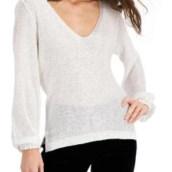 Donna Karan Womens Knit Sequined Pullover Sweater 9 Donna Karan Womens Knit Sequined Pullover Sweater -Simona shop 7d026f90eb6d461394507bc52a56f3f5 1080x