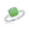 Simona women Sterling Silver 8mm Cushion Jade Ring -Simona shop 805fce284c5e4a27b7bce883addc2854 1080x