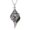 Simona women Sterling Silver Fancy Oxidized Seashell Pendant 2 Simona women Sterling Silver Fancy Oxidized Seashell Pendant -Simona shop 8595162dd3fd4773a192f455abd46ba3 1080x