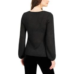 Donna Karan Womens Knit Sequined Pullover Sweater 8 Donna Karan Womens Knit Sequined Pullover Sweater -Simona shop 88e000fe89374c609c783b55a5e63b9e 1080x