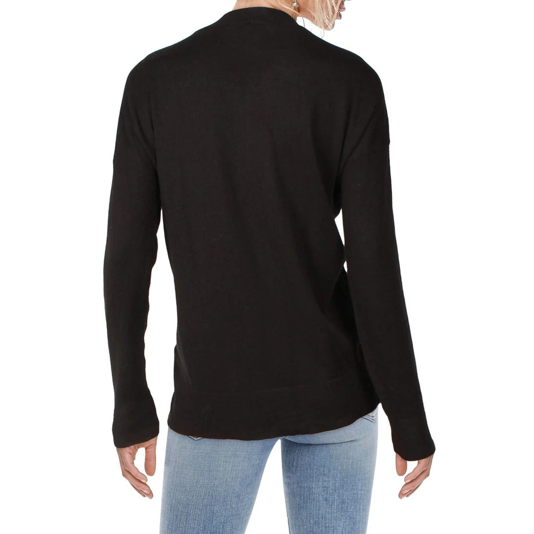 Donna Karan Womens T-Shirt Mixed Media Pullover Sweater 4 Donna Karan Womens T-Shirt Mixed Media Pullover Sweater - Image 2