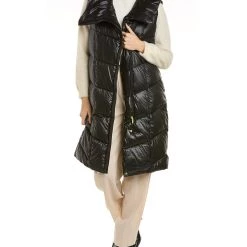 Simona shop 26 women Donna Karan Hooded Down Puffer Vest
