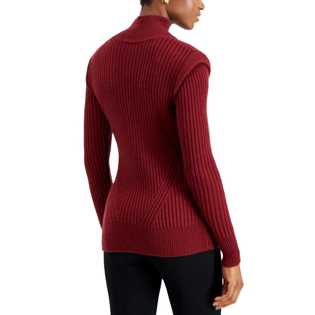 Donna Karan Womens Wool Blend Casual Turtleneck Sweater 5 Donna Karan Womens Wool Blend Casual Turtleneck Sweater - Image 3