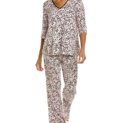 women Donna Karan Sleepwear 2pc Top & Pant Pajama Set