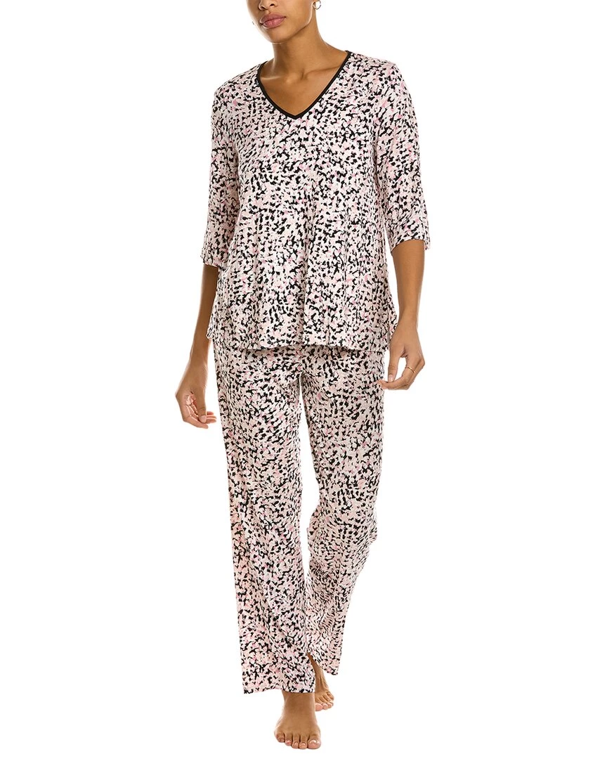 women Donna Karan Sleepwear 2pc Top & Pant Pajama Set 3 women Donna Karan Sleepwear 2pc Top & Pant Pajama Set