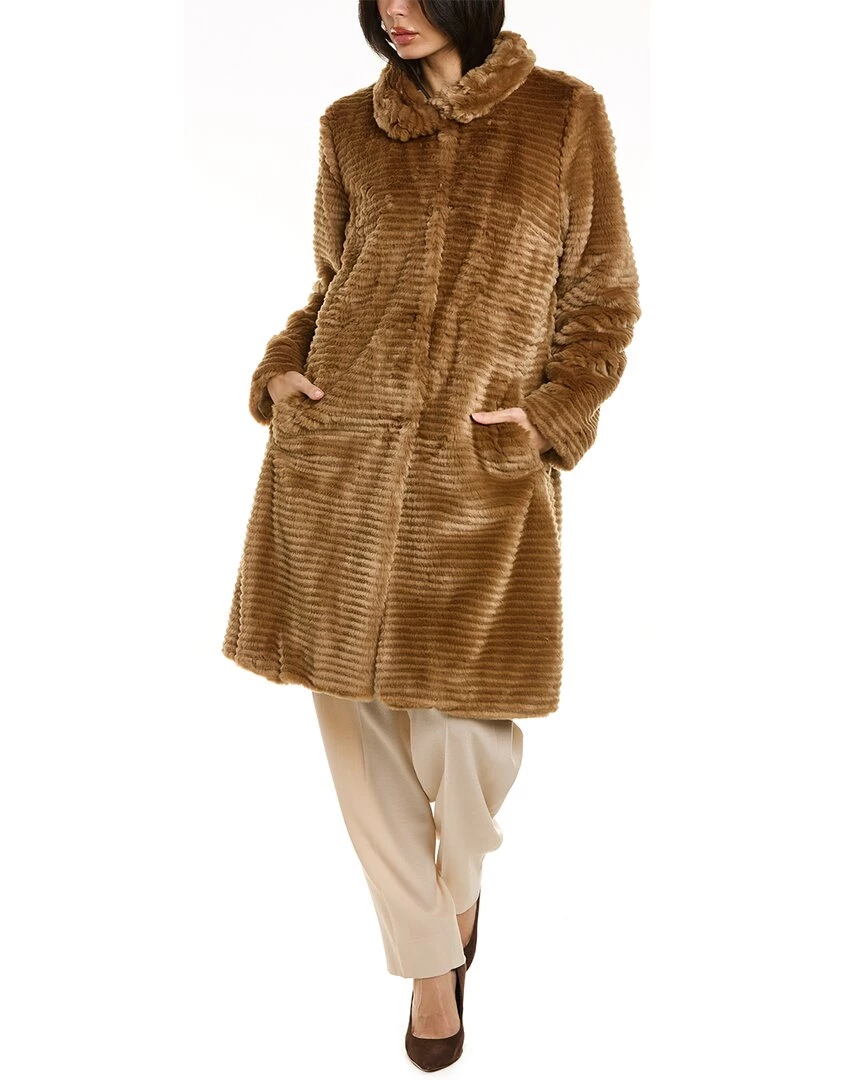 women Donna Karan Plush Coat 5 women Donna Karan Plush Coat - Image 3