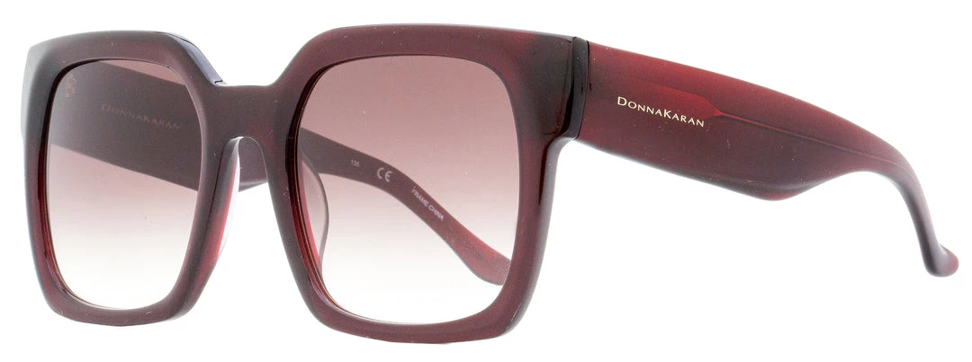 Donna Karan Women's Square Sunglasses DO509S 605 Crystal Bordeaux 54mm 3 Donna Karan Women's Square Sunglasses DO509S 605 Crystal Bordeaux 54mm