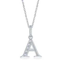 Simona women Sterling Silver 0.03cttw Diamond 'H' Initial Pendant w/Chain 31 Simona women Sterling Silver 0.03cttw Diamond 'H' Initial Pendant w/Chain -Simona shop c25d69b53dd14e6daa53a0c377655b7c a3bb4705 152f 47ed 87ca e684020e1498 1080x