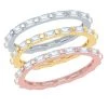 Simona women Sterling Silver Tri-Color Baguette CZ and Beaded Eternity Triple Band Ring - Size 8 1 Simona women Sterling Silver Tri-Color Baguette CZ and Beaded Eternity Triple Band Ring - Size 8 -Simona shop c7df847465ae449694484e935e618719 1080x