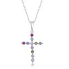 Simona women Sterling Silver Rainbow CZ Cross Pendant 1 Simona women Sterling Silver Rainbow CZ Cross Pendant -Simona shop c969fd914dd74abdba1b28f2339406e1 fff6fa34 7d2f 48a1 ac95 9d0b40e05a2b 1080x