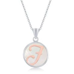 Simona women Sterling Silver MOP Pendant, Rose Gold Script Initial W/Chain 41 Simona women Sterling Silver MOP Pendant, Rose Gold Script Initial W/Chain -Simona shop ca246dc21aee45b5bbca7701ac7d259e 8ddf9262 68da 4a52 a7c0 e6285e07395c 1080x