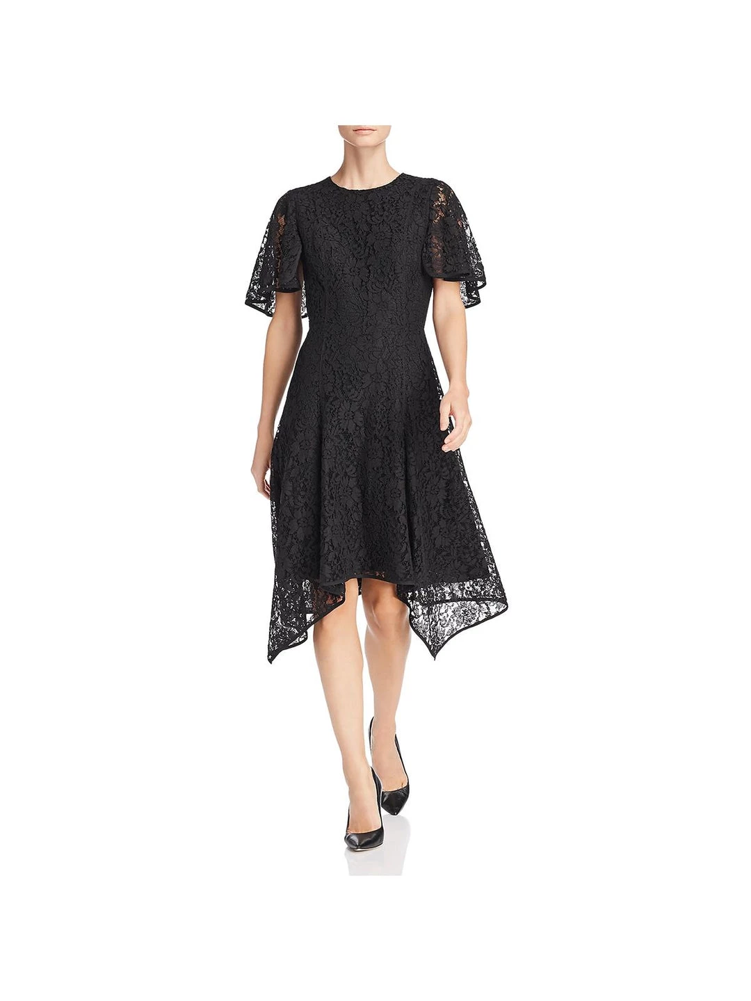 Donna Karan Womens Party Lace Cocktail Dress 3 Donna Karan Womens Party Lace Cocktail Dress