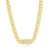 Simona men Sterling Silver 9mm Monaco Chain w/Micro Pave CZ Lock - Gold Plated 1 Simona men Sterling Silver 9mm Monaco Chain w/Micro Pave CZ Lock - Gold Plated -Simona shop def03856a55146499e6190724d5ff6df 99607ee9 e857 42f2 9243 8b279d7deb9a 1080x
