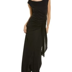 women Donna Karan Gathered Waist Dress