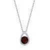 Simona women Sterling Silver Pearshaped Necklace w/Round 'January Birthstone' Gem - Garnet 2 Simona women Sterling Silver Pearshaped Necklace w/Round 'January Birthstone' Gem - Garnet -Simona shop eb1c3c825e8d471787a483c8cace1e42 7d82349d e2df 412b 9c14 def9e0244352 1080x