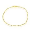 Simona women Sterling Silver 2.8mm Paper Clip Anklet - Gold Plated 2 Simona women Sterling Silver 2.8mm Paper Clip Anklet - Gold Plated -Simona shop ec1b63751f5949e9b4f0bfd387f81777 1080x