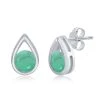 Simona women Sterling Silver Pearshaped Earrings W/Round 'May Birthstone' Gemstone Studs - Emerald 2 Simona women Sterling Silver Pearshaped Earrings W/Round 'May Birthstone' Gemstone Studs - Emerald -Simona shop eca0b0840f1248e88b343eedd9e0170e 042a6631 6a3a 43a5 b980 93270835053c 1080x