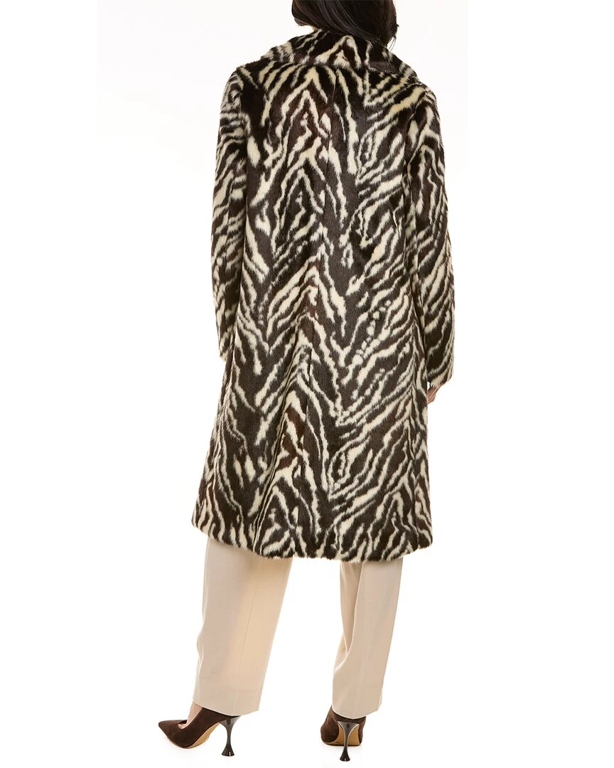 women Donna Karan Zebra Print Coat 4 women Donna Karan Zebra Print Coat - Image 2