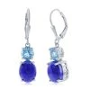 Simona women Sterling Silver Oval Lapis & Round Gem Earrings - Blue Topaz 1 Simona women Sterling Silver Oval Lapis & Round Gem Earrings - Blue Topaz -Simona shop f26396ef1a4f48988874cf881b06f06a edaeed25 4b5f 4b6f 854e fbac305637c2 1080x