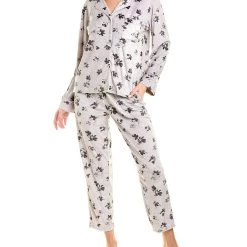 women Donna Karan Sleepwear 2pc Plush Pajama Set
