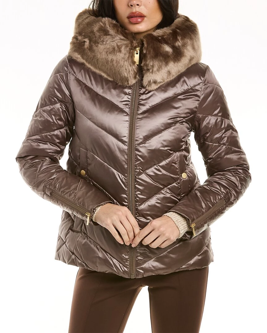 women Donna Karan Satin Puffer Jacket 5 women Donna Karan Satin Puffer Jacket - Image 3